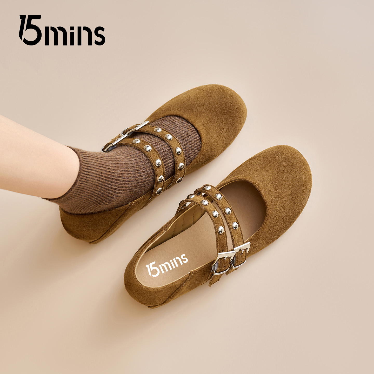 15mins玛丽珍女鞋2026春季新款