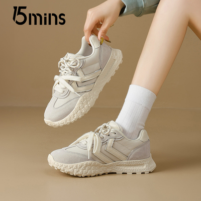 15mins芭蕾德训鞋女2026新款