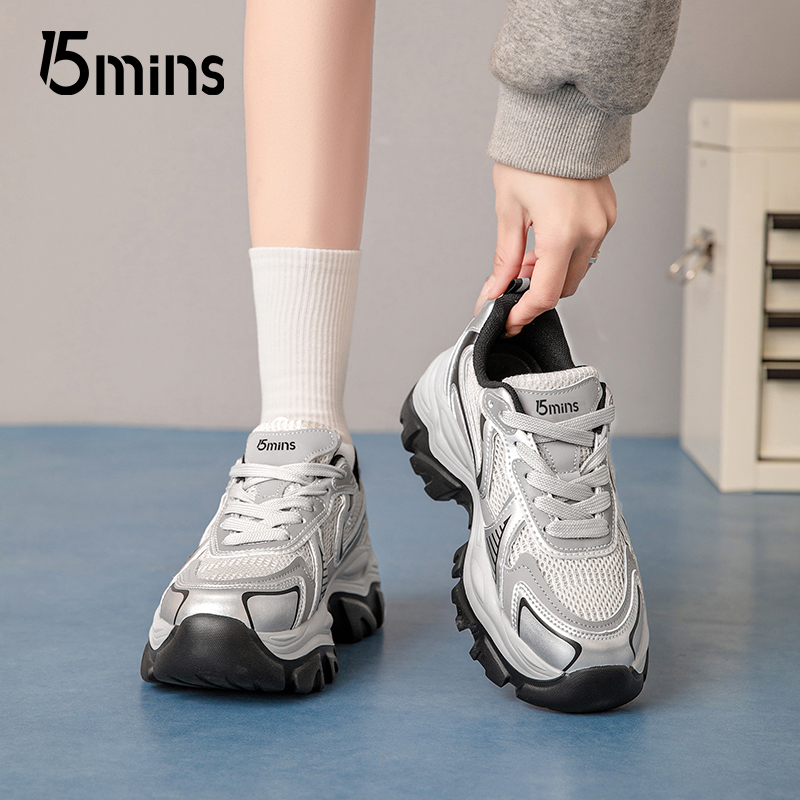 15mins老爹鞋女2025新款春秋爆款