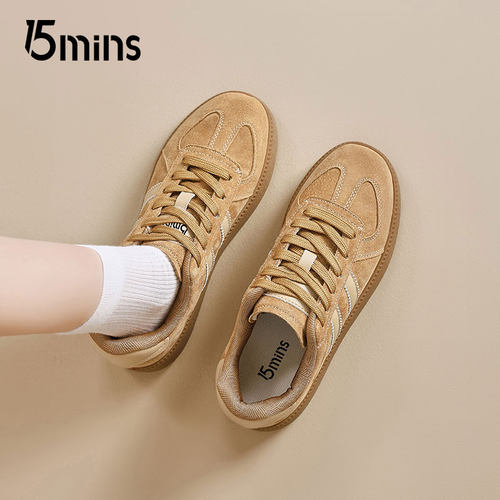 15mins厚底德训鞋复古休闲板鞋