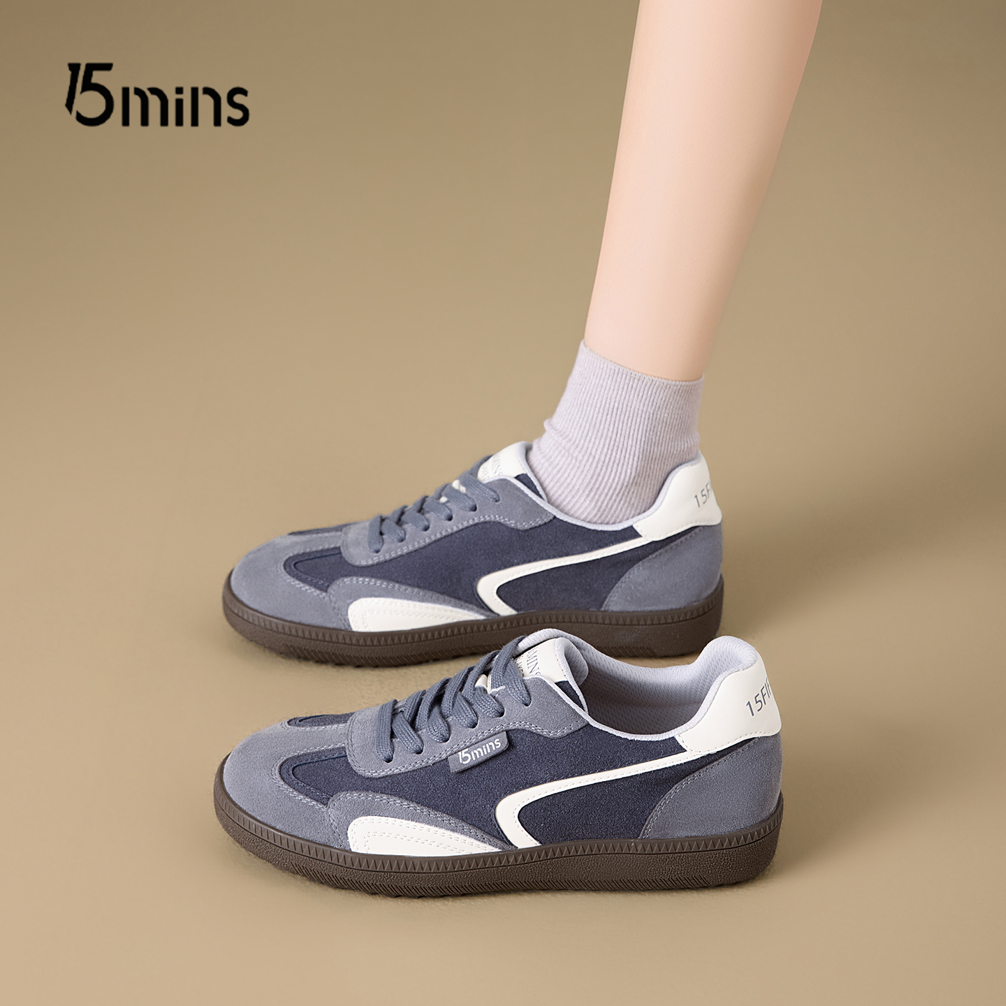 15mins轻便运动休闲鞋女德训鞋子