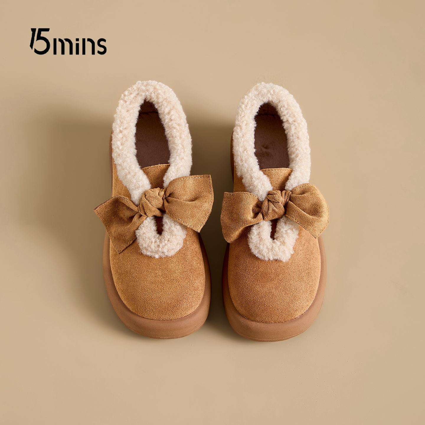 15mins大头丑萌勃肯鞋女款雪地靴