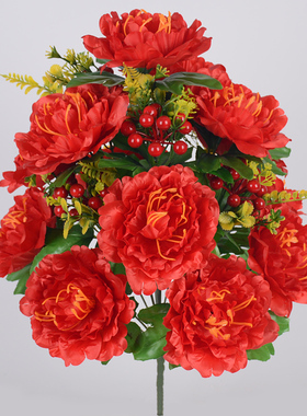 仿真牡丹花假花塑料花花卉