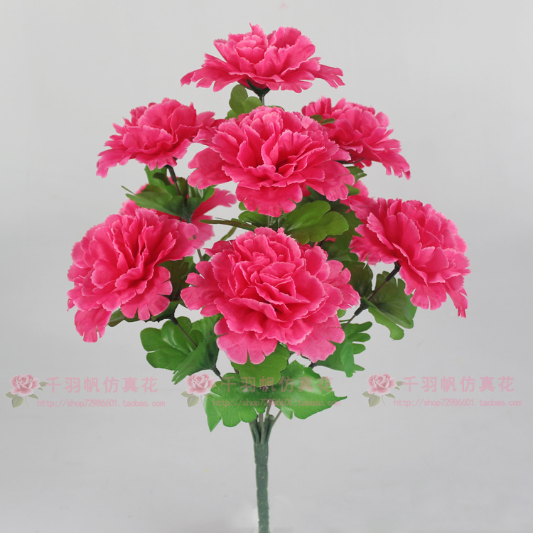 仿真祭祀盆栽摆放塑料花