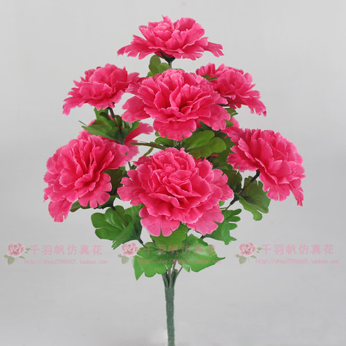 仿真祭祀盆栽摆放塑料花