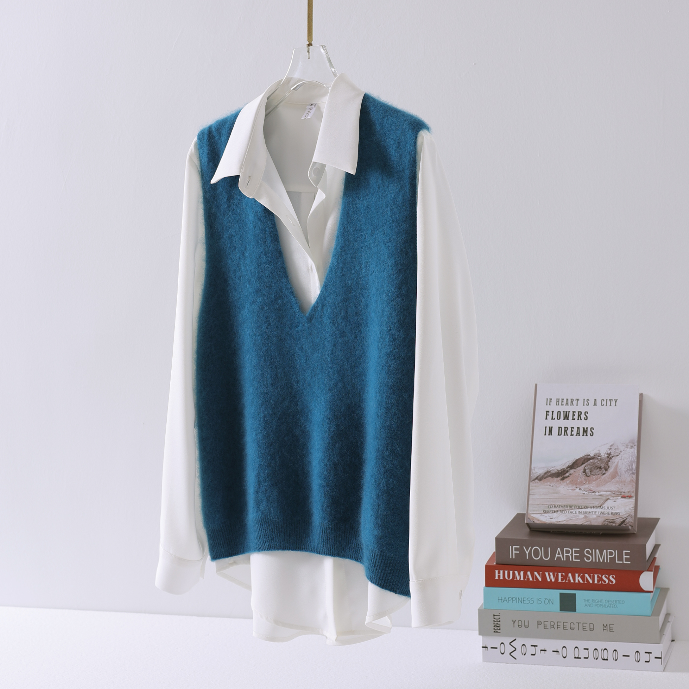 羊绒马甲坎肩毛衣无缝一体