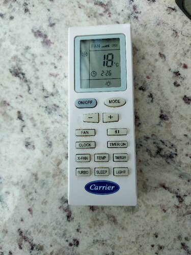 GREE AC Remote英文版开利格力空调遥控器YB1F2 YB1FA