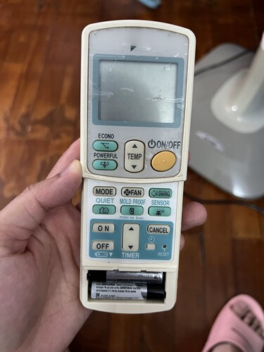英文版适用大金空调遥控器ARC433A1 A75 A83 433B46B47 B70 B71