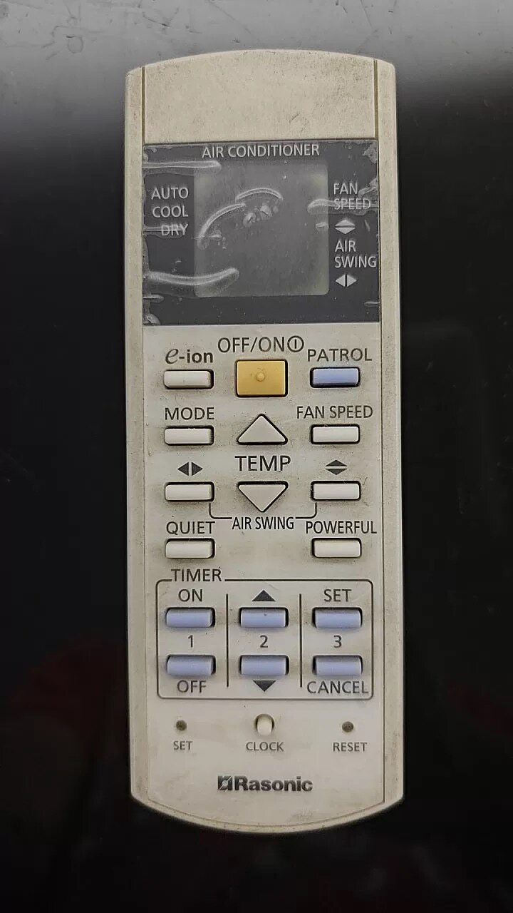 适用香港Rasonic乐信空调遥控器 RS-C12JK  A75C3159 3155 全新