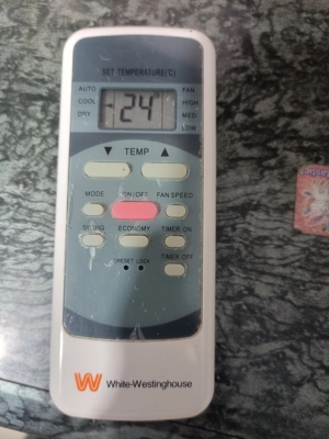 适用威士汀WWN09CRA-D3 White-Westinghouse冷气机空调遥控器全新