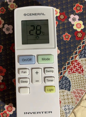 适用富士通珍宝空调冷气机 YAW1F9 YAW1F1 YAW1F4 AC遥控器英文版