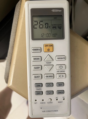适用松下冷气空调遥控器A75C12730 CS-RE18UKA 乐信全新通用