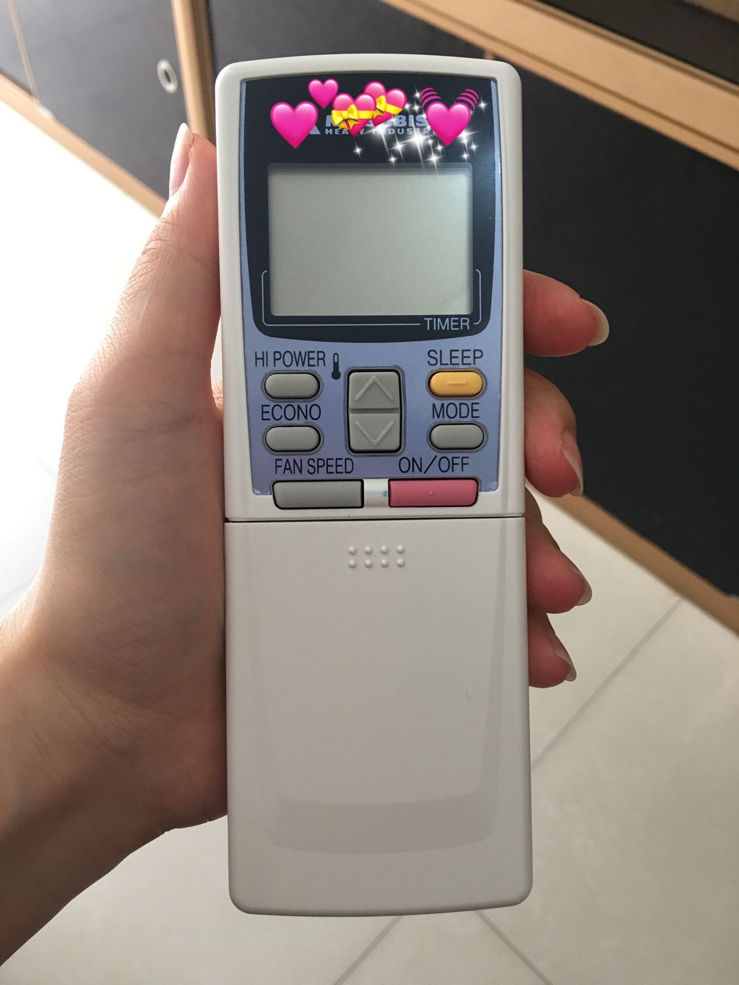 原装三菱重工空调遥控器RYA502A007A通用KFR-36GW/M RYD502A英文