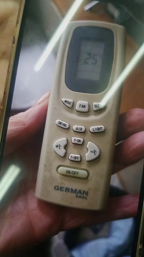 英文版适用于GERMAN POOL空调遥控器Y502K Y502E YAP0FB20 全新