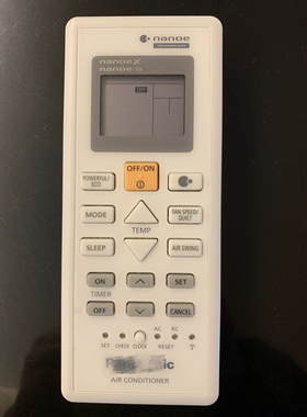 适用Panasonic 松下空调遥控器CS-LZ9ZKA 18820 00410 00470 全新