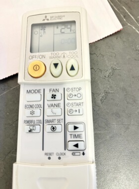 适用三菱电机空调遥控器KH18A 英文版 MITSUBISHI 新加坡适用