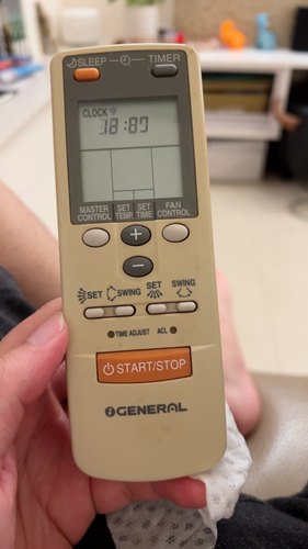 适用GENERAL富士通珍宝空调遥控器冷气机SAWX18AAT AR- JW2 全新