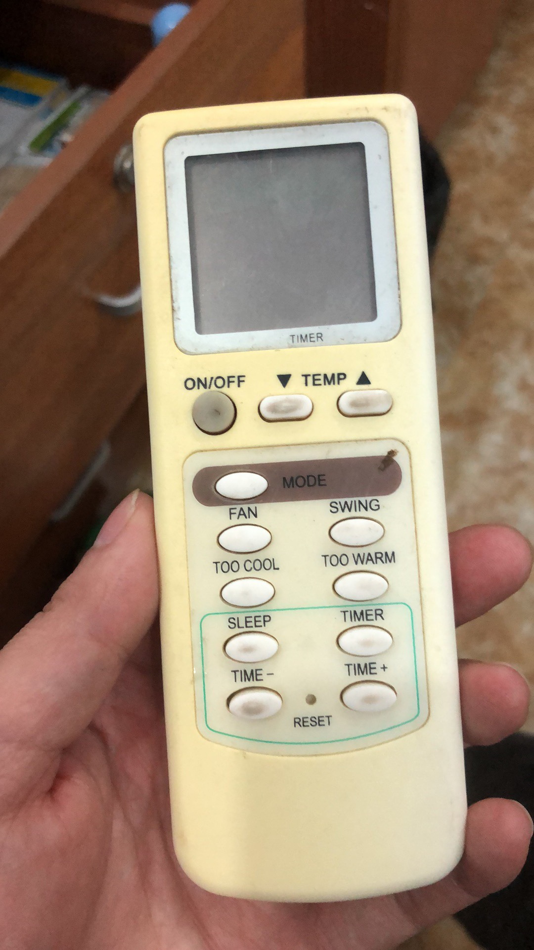 英文版三菱电机TCL华凌空调遥控器MSD-09NV 12NV MSH-09NV 18NV