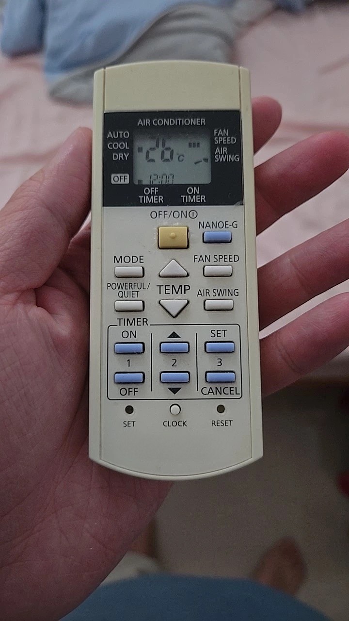 适用松下空调遥控器 A75C4611 CS-V12NKA  香港机型全新通用