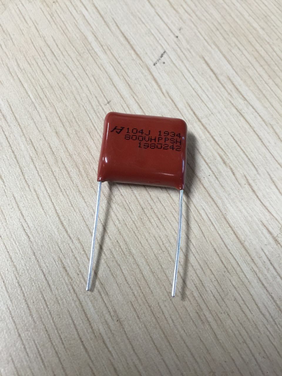 HJC华容CBB电容 CBB81 104J 800V 脚距20MM PPS 0.1uF 800V 104J