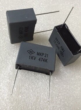 安规电容 474K 1000V MKP21 474K 1KV 0.47uF 474K 1000V脚距27MM