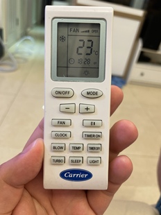 英文版 Carrier YB1F2 开利空调遥控器 外观一样通用 YB1FA
