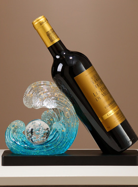 创意轻奢红酒架摆件玄关