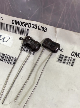 CM05FD331J03 500V330PF/500V330P 美国CDM银云母电容器 精密电容