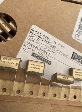 400v100NF/104/0.1UF PME261KB6100KR19T0 RIFA电容器KEMET基美