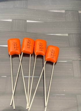 100个=45元 221/220PF/P 100V 日精NIS APS 橙色音频薄膜电容器