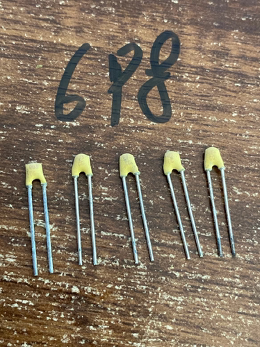 VISHAY高频银膜电容器瓷片