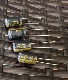 Nichicon 50個=90元 KW尼吉康 音頻電解電容器 220UF63V FW升級