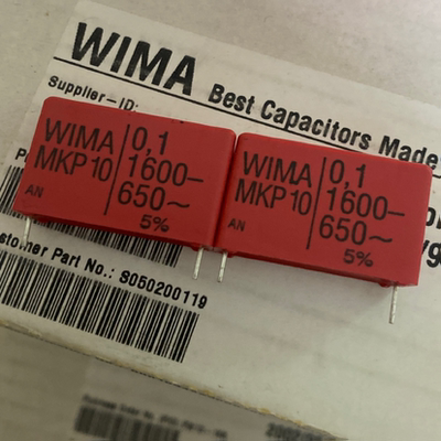 威马电容WIMA MKP10 1600V104 1600V 0.1UF 100N 音频 脚距27