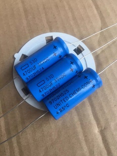 美国SPRAGUE 思碧53D 35V4700UF轴向发烧滤波电解电容器 胆机电容