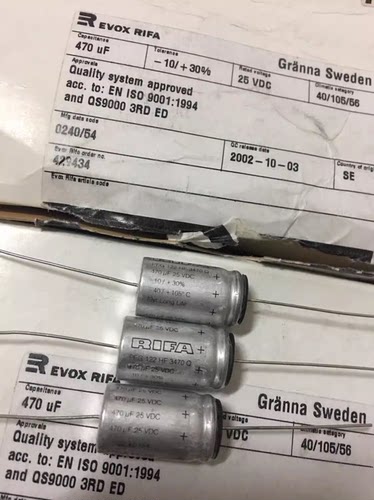 RIFA轴向电解电容器28*16