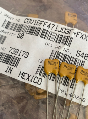 CDV16FF471JO3F 1000V 471/470PF CDM银云母电容器 P6