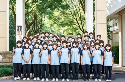 定制 /嘉兴市交通学校 夏季短袖T恤 裤子 套装