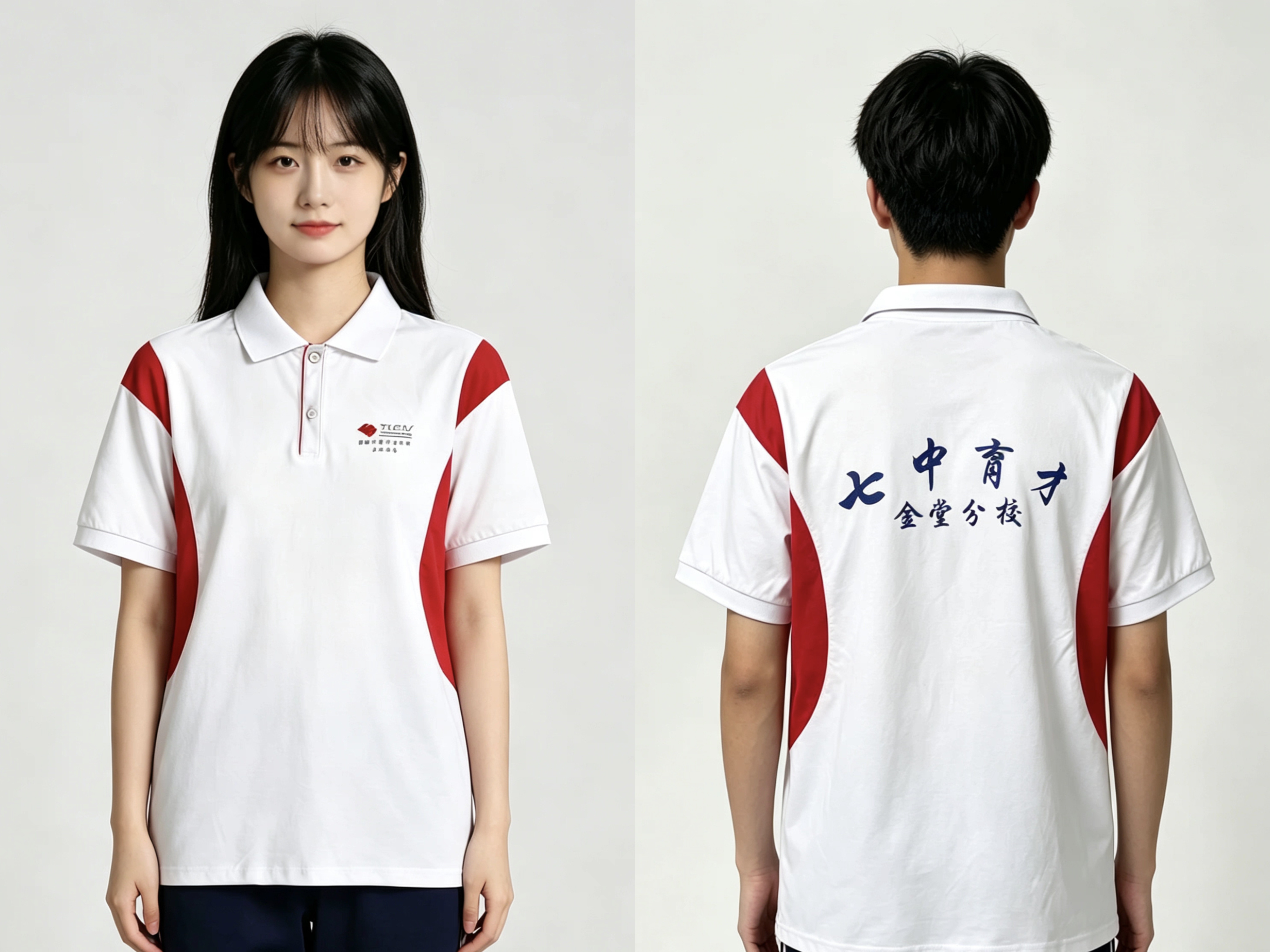 成都七中育才学校(金堂分校)夏学生校服