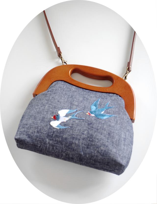 【南燕】小雅原创设计刺绣挎包