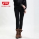 修身 小直筒保温裤 中腰加绒加厚防风牛仔裤 第五街女装 冬614982 174