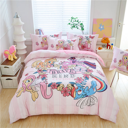小马宝莉卡通纯棉四件套