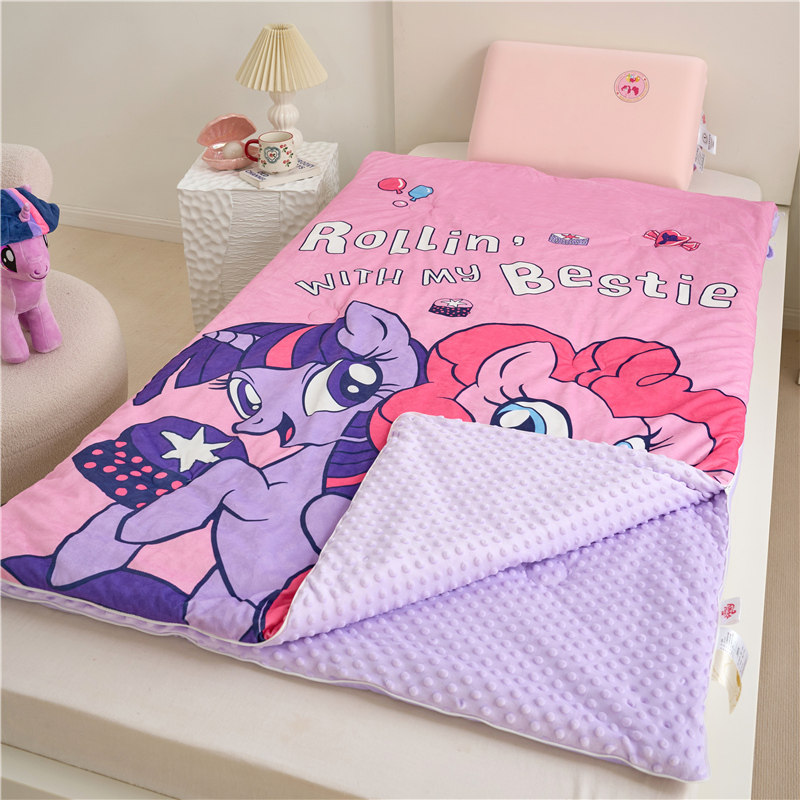 My Little Pony/小马宝莉小马宝莉卡通睡袋儿童毛绒保暖可爱粉色