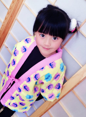 包邮冬装新款保暖 糖果妹外贸原单糖果妹男女童装外套居家服睡衣