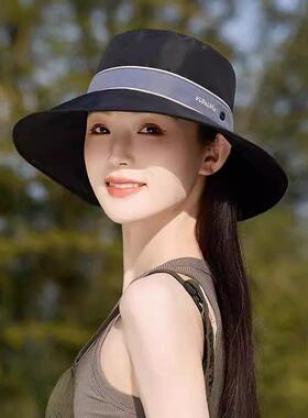 韩版新款两戴拼色渔夫帽子女春夏