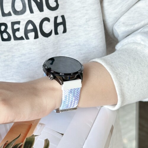 适用华为gt3表带watchGT5234彩虹回环磁吸watch2pro手表带Runner