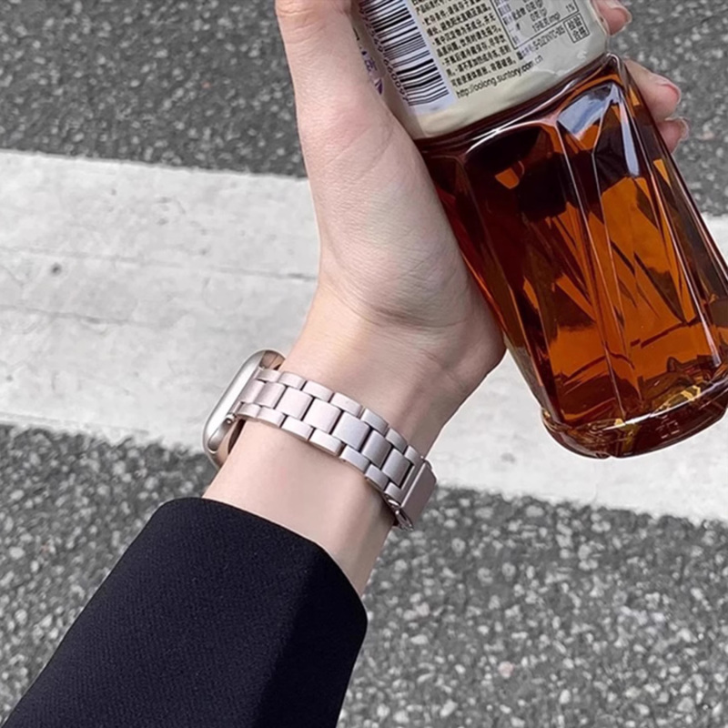 适用于apple watchS10/9/8表带iwatch7/6/5/4代金属表带se2/ultra