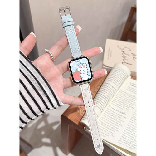 适用华为FIT5表带皮质星光watchFIT3fit4手表带高级感pro腕带fit2