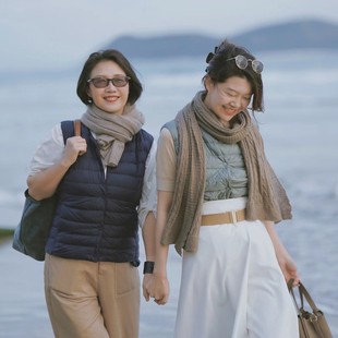 女士 春秋冬保暖女士百搭坎肩 白鸭绒轻薄羽绒马甲穿三季