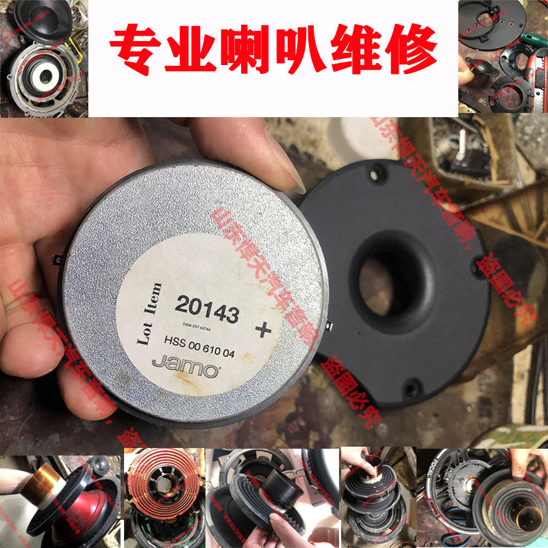 专业维修丹麦尊宝喇叭维修保养不响换喇叭边杂音烧音圈磁铁移位
