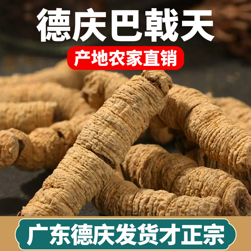 广东德庆野生巴戟天中药材正宗老树巴戟肉四川杜仲男士性泡酒煲汤